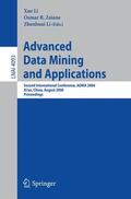Li / Zaiane |  Advanced Data Mining and Applications | Buch |  Sack Fachmedien
