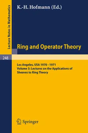 Hofmann | Tulane University Ring and Operator Theory Year, 1970-1971 | E-Book | www.sack.de