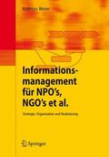 Meier |  Meier: Informationsmanagement für NPOs | Buch |  Sack Fachmedien