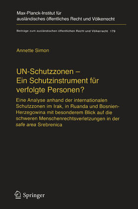 Simon | UN-Schutzzonen - Ein Schutzinstrument für verfolgte Personen? | E-Book | sack.de