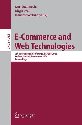 Bauknecht / Werthner / Pröll |  E-Commerce and Web Technologies | Buch |  Sack Fachmedien