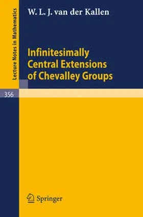 Kallen | Infinitesimally Central Extensions of Chevalley Groups | E-Book | www.sack.de