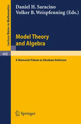 Saracino / Weispfennig | Model Theory and Algebra | E-Book | www.sack.de