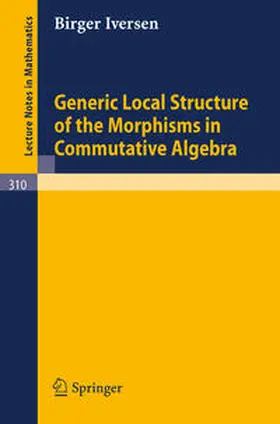 Iversen | Generic Local Structure of the Morphisms in Commutative Algebra | E-Book | sack.de