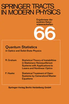 Graham / Haake |  Quantum Statistics in Optics and Solid-State Physics | eBook | Sack Fachmedien