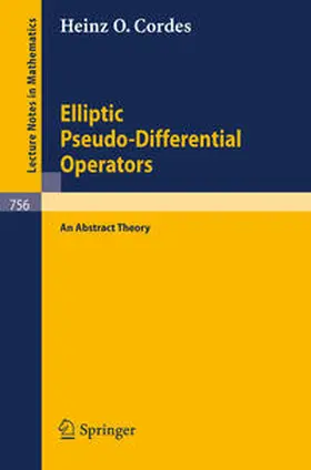 Cordes | Elliptic Pseudo-Differential Operators | E-Book | www.sack.de