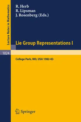 Herb / Lipsman / Rosenberg |  Lie Group Representations I | eBook | Sack Fachmedien