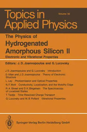 Joannopoulos / Lucovsky |  The Physics of Hydrogenated Amorphous Silicon II | eBook | Sack Fachmedien