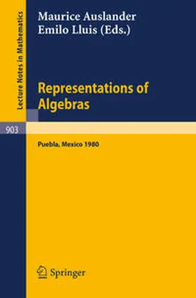 Auslander / Lluis | Representations of Algebras | E-Book | www.sack.de