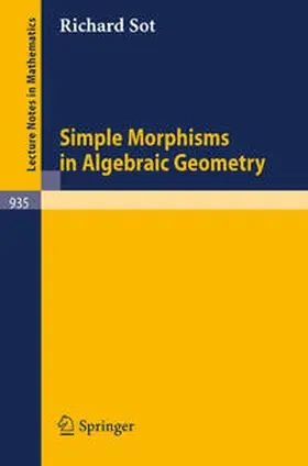 Sot | Simple Morphisms in Algebraic Geometry | E-Book | www.sack.de