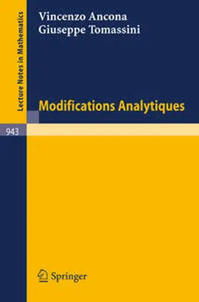 Ancona / Tomassini |  Modifications Analytiques | eBook | Sack Fachmedien
