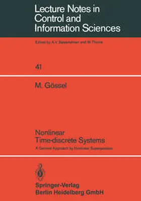 Gössel |  Nonlinear Time-discrete Systems | eBook | Sack Fachmedien