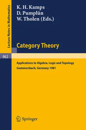 Kamps / Pumplün / Tholen | Category Theory | E-Book | sack.de