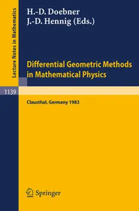 Doebner / Hennig | Differential Geometric Methods in Mathematical Physics | E-Book | sack.de