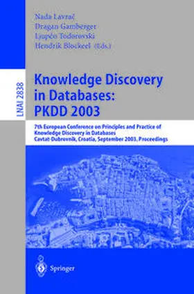 Lavrac / Lavrac / Gamberger | Knowledge Discovery in Databases: PKDD 2003 | E-Book | sack.de