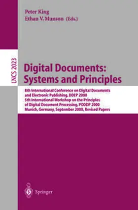 King / Munson |  Digital Documents: Systems and Principles | eBook | Sack Fachmedien