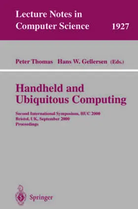 Thomas / Gellersen | Handheld and Ubiquitous Computing | E-Book | sack.de