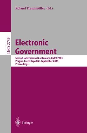 Traunmüller |  Electronic Government | Buch |  Sack Fachmedien