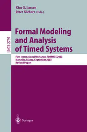 Larsen / Niebert |  Formal Modeling and Analysis of Timed Systems | eBook | Sack Fachmedien