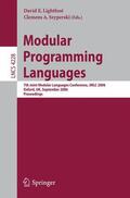 Szyperski / Lightfoot |  Modular Programming Languages | Buch |  Sack Fachmedien