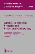 Anderson / Reich |  Open Hypermedia Systems and Structural Computing | Buch |  Sack Fachmedien