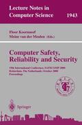 Meulen / Koornneef |  Computer Safety, Reliability, and Security | Buch |  Sack Fachmedien