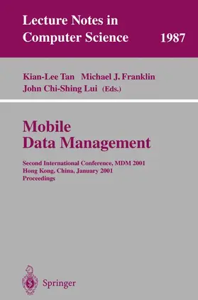 Tan / Lui / Franklin |  Mobile Data Management | Buch |  Sack Fachmedien