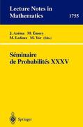 Azema / Yor / Emery |  Seminaire de Probabilites XXXV | Buch |  Sack Fachmedien