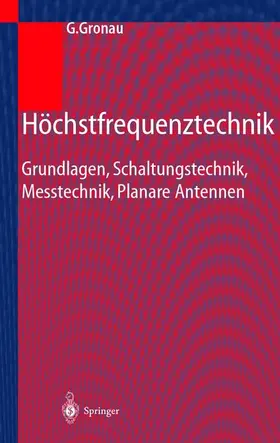 Gronau |  Höchstfrequenztechnik | Buch |  Sack Fachmedien