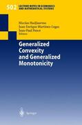 Hadjisavvas / Penot / Martinez-Legaz |  Generalized Convexity and Generalized Monotonicity | Buch |  Sack Fachmedien