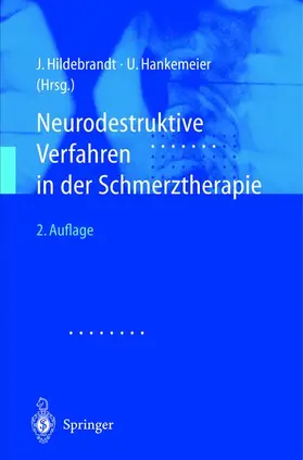 Hankemeier / Hildebrandt |  Neurodestruktive Verfahren in der Schmerztherapie | Buch |  Sack Fachmedien
