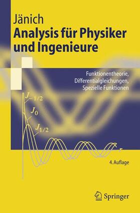 Jänich |  Analysis für Physiker und Ingenieure | Buch |  Sack Fachmedien