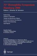 Schramm / Scharrer |  31st Hemophilia Symposium | Buch |  Sack Fachmedien