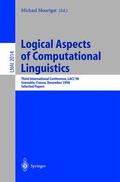 Moortgat |  Logical Aspects of Computational Linguistics | Buch |  Sack Fachmedien