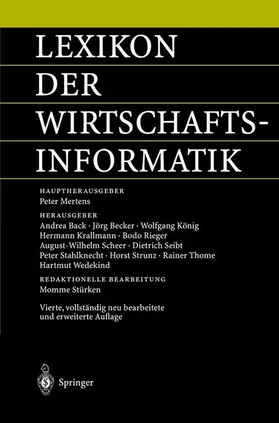 Rieger / Stahlknecht / Back |  Lexikon der Wirtschaftsinformatik | Buch |  Sack Fachmedien