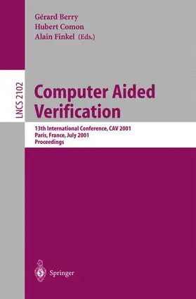 Berry / Finkel / Comon |  Computer Aided Verification | Buch |  Sack Fachmedien