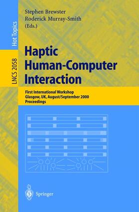 Murray-Smith / Brewster |  Haptic Human-Computer Interaction | Buch |  Sack Fachmedien