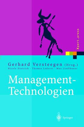 Versteegen |  Management-Technologien | Buch |  Sack Fachmedien