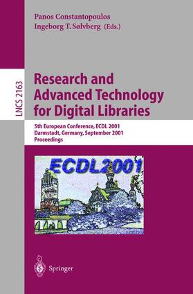 Solvberg / Constantopoulos | Research and Advanced Technology for Digital Libraries | Buch | sack.de