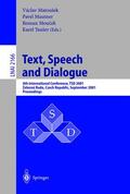 Matousek / Tauser / Mautner |  Text, Speech and Dialogue | Buch |  Sack Fachmedien