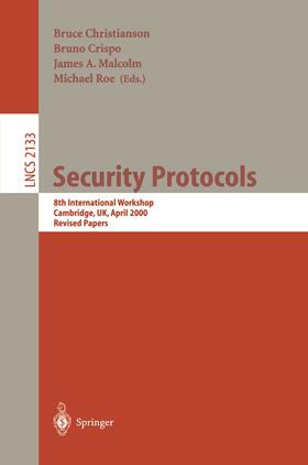 Christianson / Roe / Crispo |  Security Protocols | Buch |  Sack Fachmedien