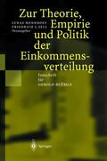 Sell / Menkhoff |  Zur Theorie, Empirie und Politik der Einkommensverteilung | Buch |  Sack Fachmedien