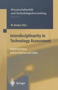 Decker |  Interdisciplinarity in Technology Assessment | Buch |  Sack Fachmedien