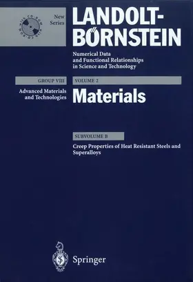 Yagi / Merckling / Kern |  Creep Properties of Heat Resistant Steels and Superalloys | Buch |  Sack Fachmedien