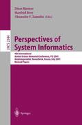 Bjørner / Zamulin / Broy |  Perspectives of System Informatics | Buch |  Sack Fachmedien