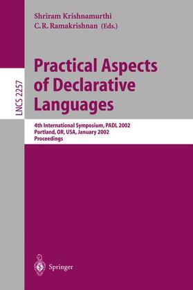 Ramakrishnan / Krishnamurthi | Practical Aspects of Declarative Languages | Buch | 978-3-540-43092-6 | sack.de