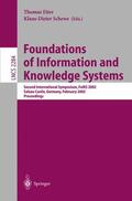 Schewe / Eiter |  Foundations of Information and Knowledge Systems | Buch |  Sack Fachmedien