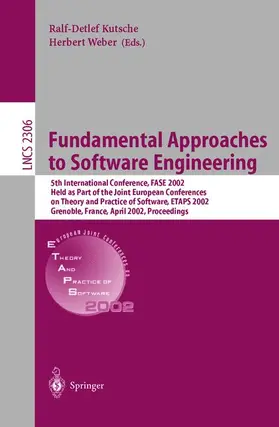 Weber / Kutsche |  Fundamental Approaches to Software Engineering | Buch |  Sack Fachmedien