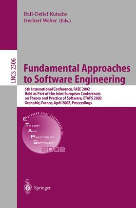 Weber / Kutsche | Fundamental Approaches to Software Engineering | Buch | 978-3-540-43353-8 | sack.de