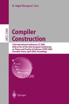 Horspool | Compiler Construction | Buch | 978-3-540-43369-9 | sack.de